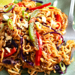 peanut noodles