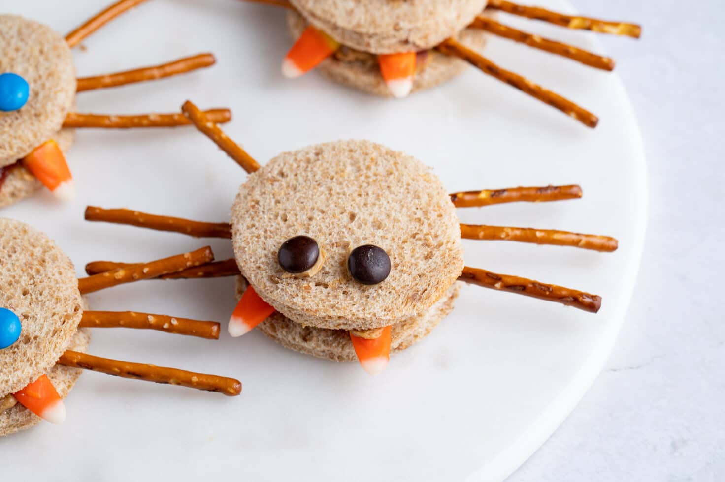 Spider Buffet Mini Spider Sandwiches are Easy to Make and Adorably Spooky