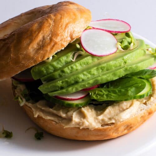 This Spring Greens Breakfast Bagel is Perfect for Busy Mornings