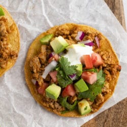 Our Chipotle Chicken Tostadas will turn taco Tuesday into Tostada Tuesday!