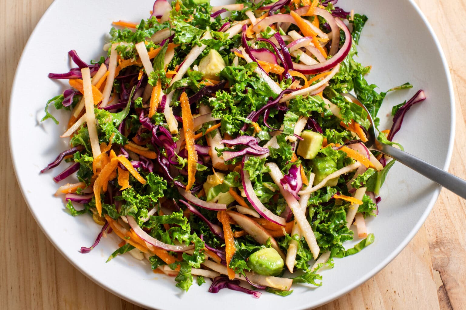 This Simple Kale Slaw is the Perfect Summer Side Dish