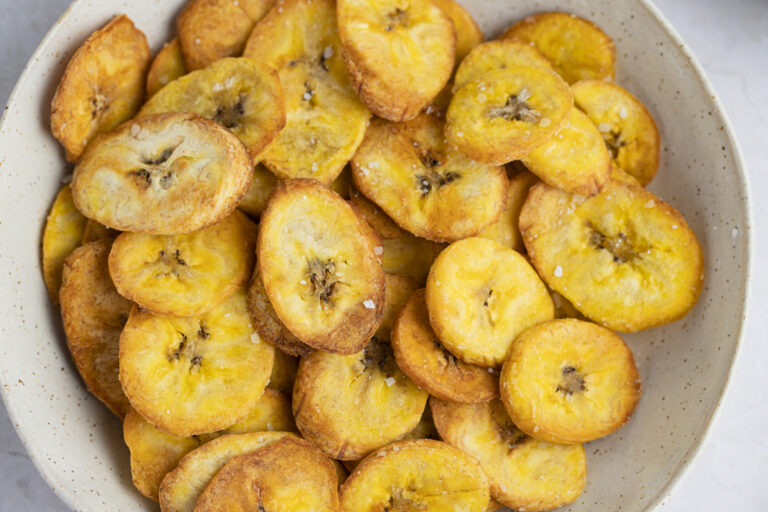 Our Homemade Air Fryer Banana Chips are Crispy and Delicious