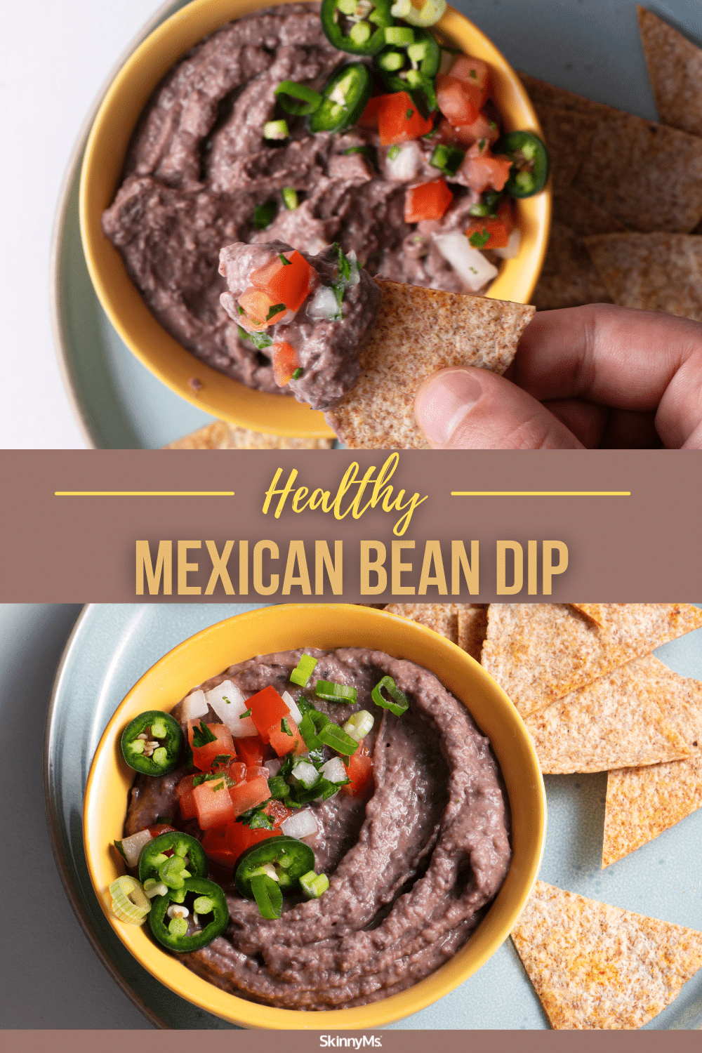 Healthy Mexican Bean Dip Your Guests Are Sure to Love
