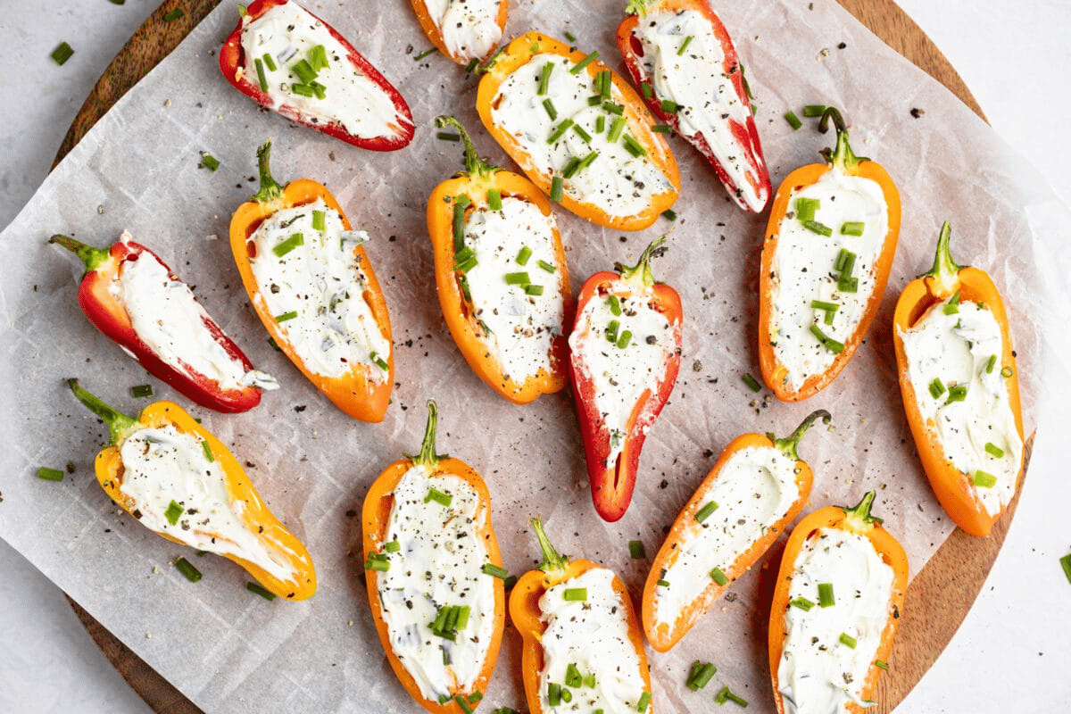 Bell Pepper Cream Cheese Snack Bites