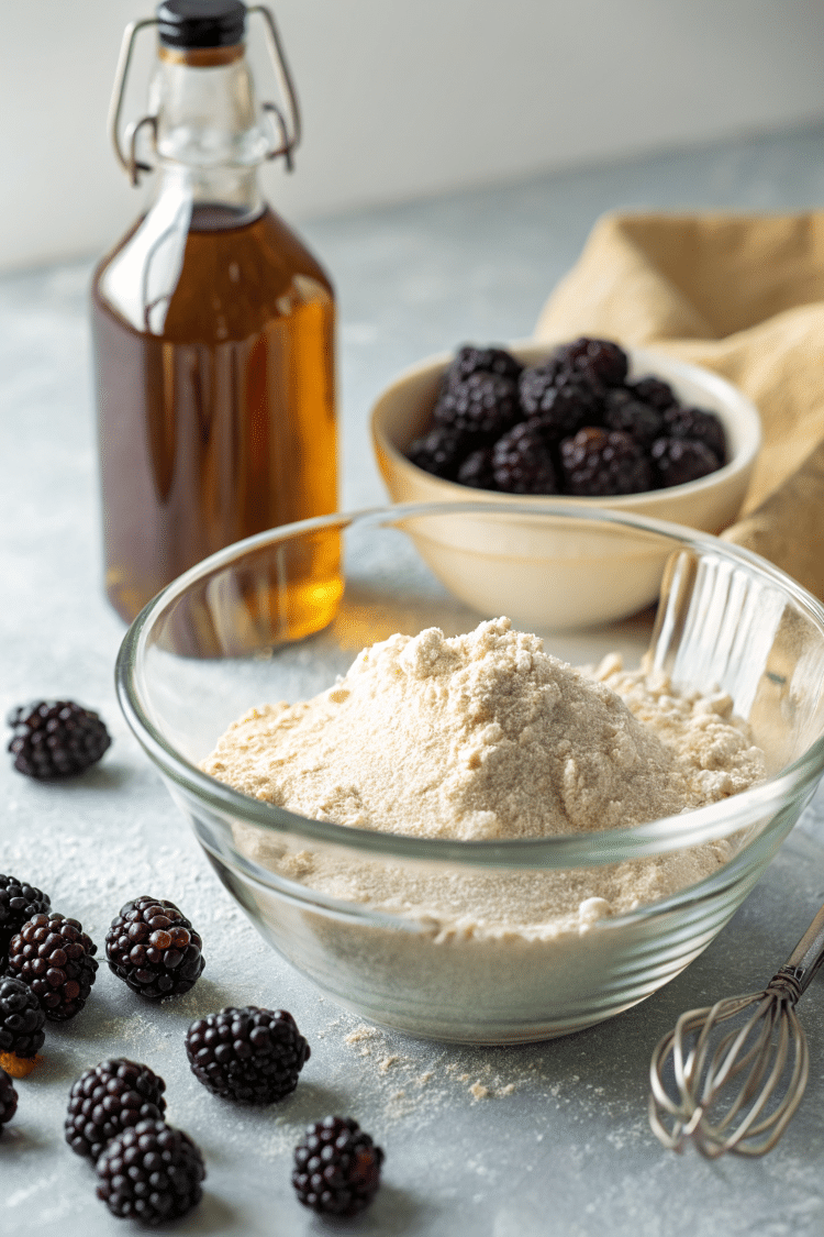 a few of the ingredients needed for making these tiny treats