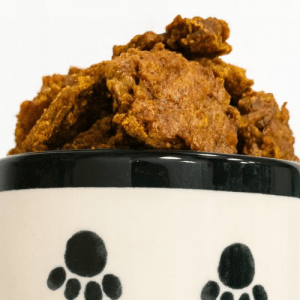 Pumpkin Spice Dog Cookies in a bowl