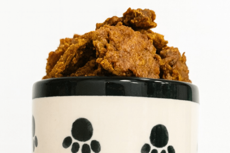 Pumpkin Spice Dog Cookies in a bowl