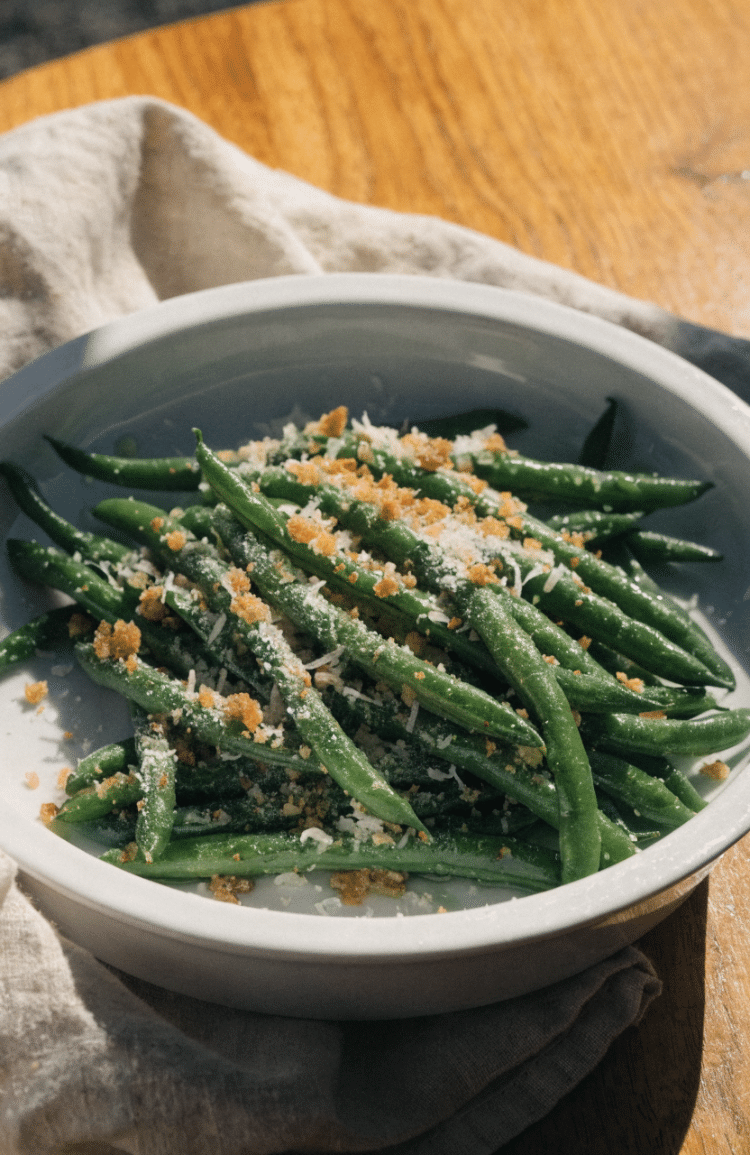 prepared food in a serving bowl