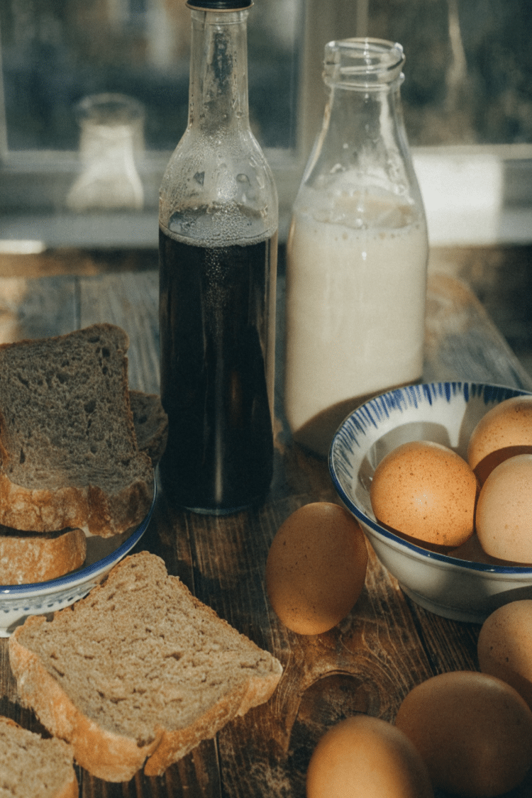 Ingredients for French Toast
