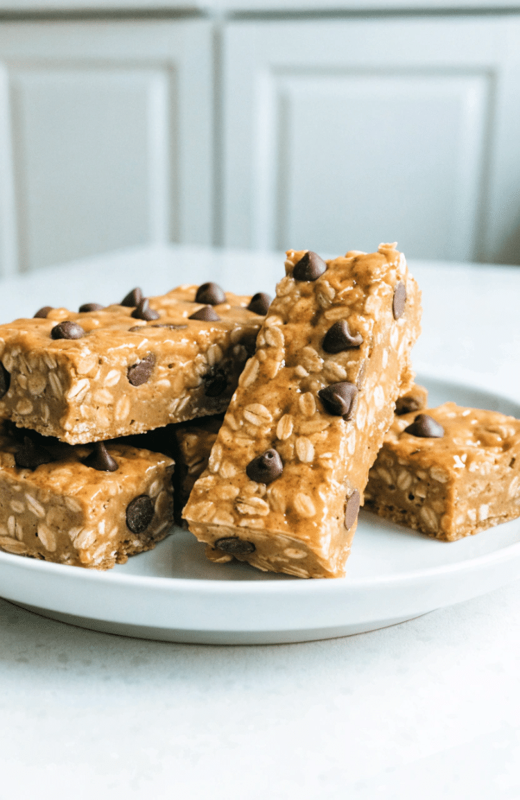 healthy peanut butter cereal bars