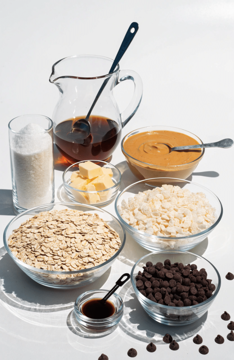 ingredients for these cereal bars